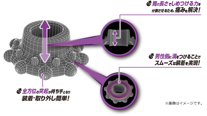 いつもと違う逞しさをアピール。驚愕のホールド力。